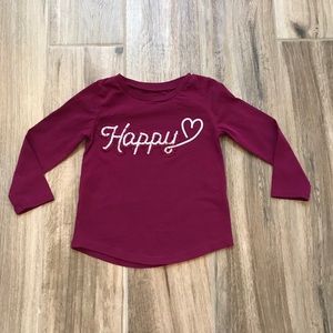 Carter’s Ruffle Sequin Top Size 2T